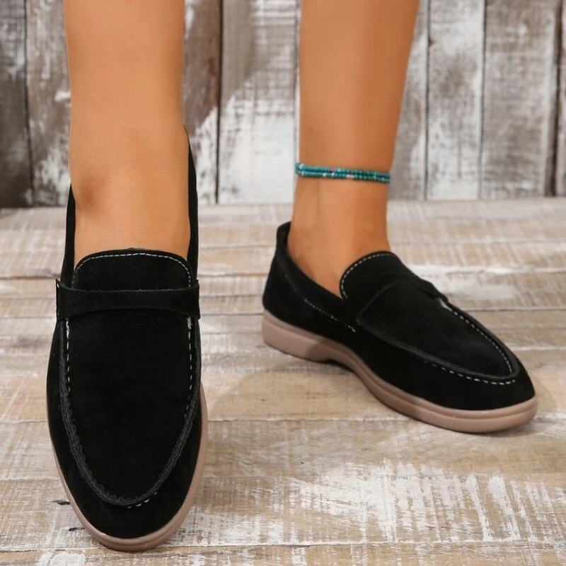 Catoo - Elegant Suede Loafers Dame