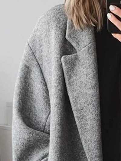 Emma I Stylish Oversized Vinterfrakke Dame Frakke Lang