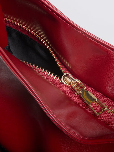 Minimalistisk Vegan Læder Hobo Skuldertaske