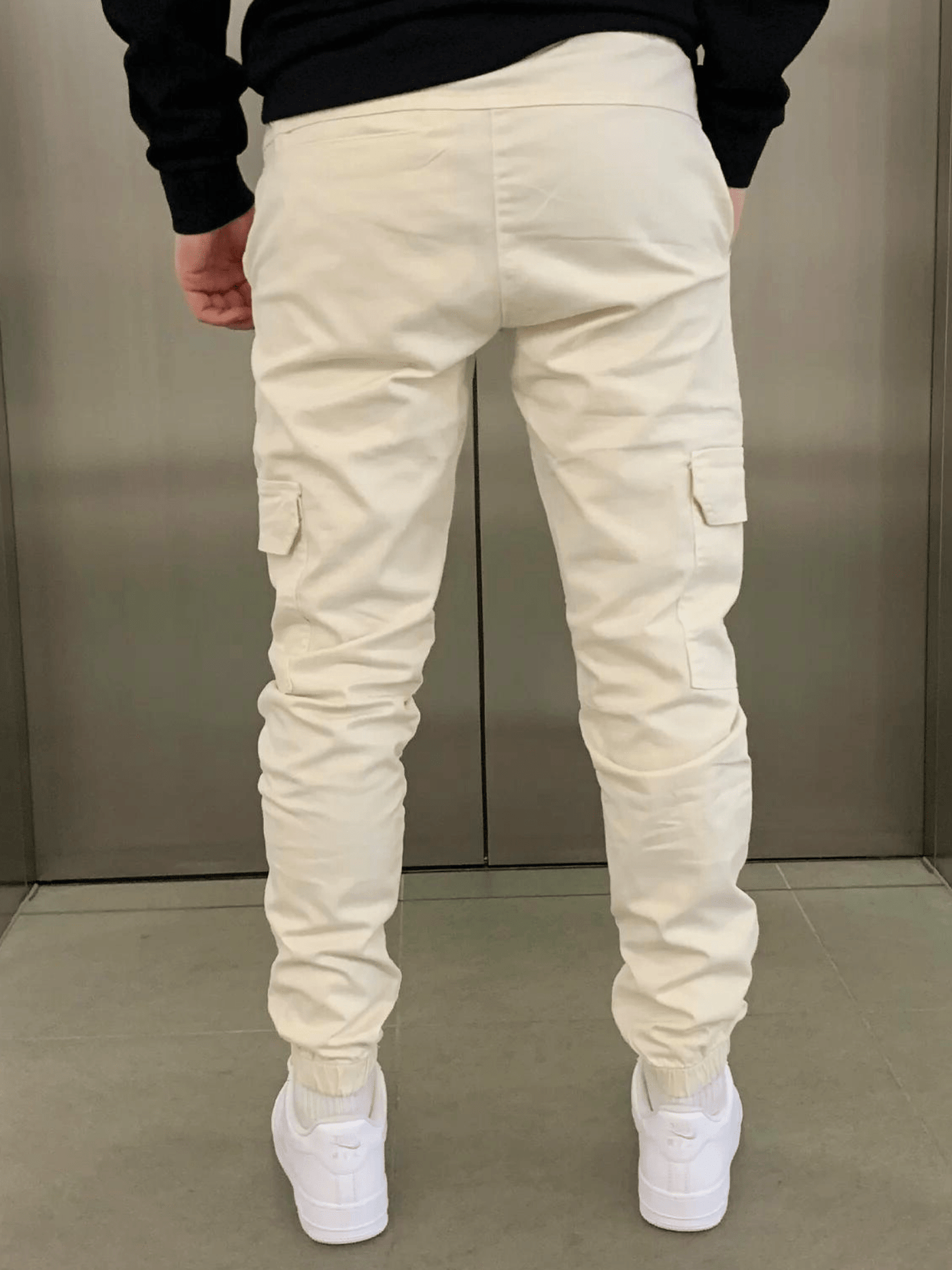 Laurent | Herre Denim Jeans Slim Fit Cargo Joggers Mænd Bukser