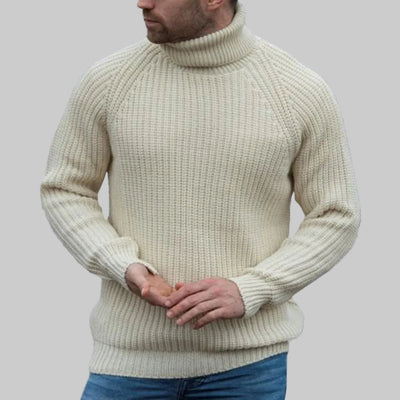 Icoon | Herre rullekrave trøje – langærmet uld sweater til vinter