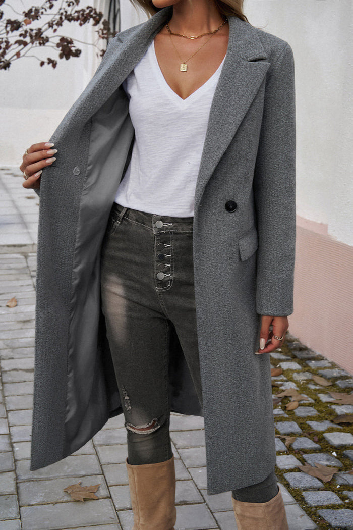 Elegant Blazer Dame Jakke med Knapper