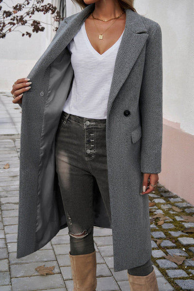 Elegant Blazer Dame Jakke med Knapper