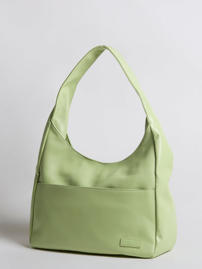 Minimalistisk Vegan Læder Hobo Skuldertaske