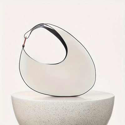 Borsa Hobo i Ensfarvet Læder – Moderne Minimalistisk Design fra Liva