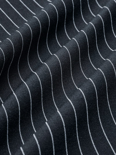 Katja | Elegant Kort Stribet Blazer Til Dame