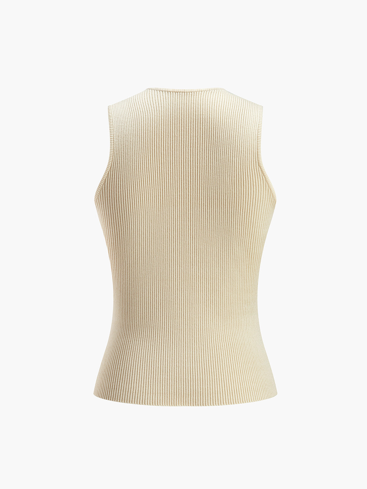 Marie | Tank top Ærmeløs Bodycon Ribbet Top Dame