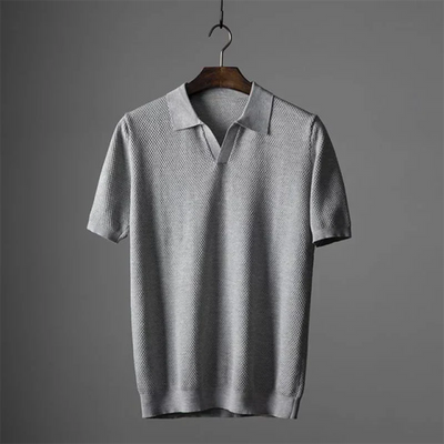 Ikon | Struktureret herre polo – klassisk elegant poloshirt til mænd