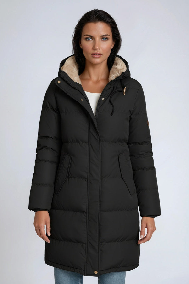 Mira - Dunjakke Lang Vinterjakke til Dame Jakke