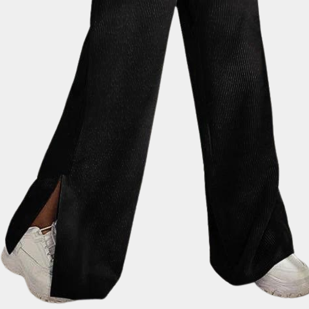 Clara™ Women's Ribbed Velour Lounge Pants Bukser Dame