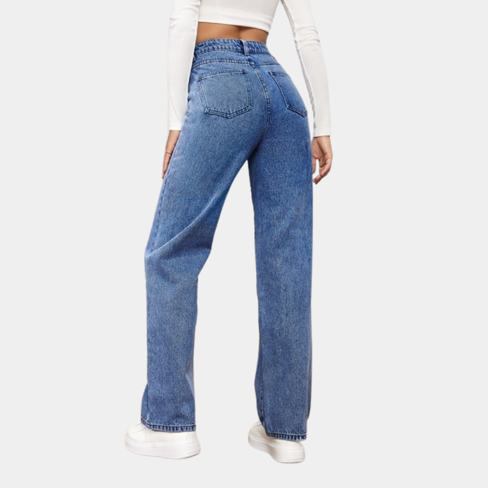 Esme™ Denim Jeans Wide Leg Bukser Dame
