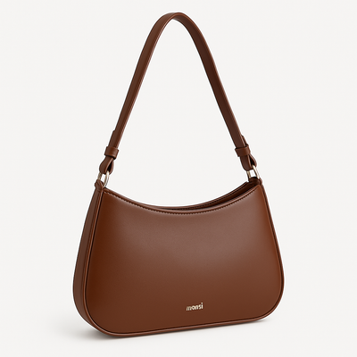 Justerbar PU Læder Skuldertaske – Elegant og Praktisk