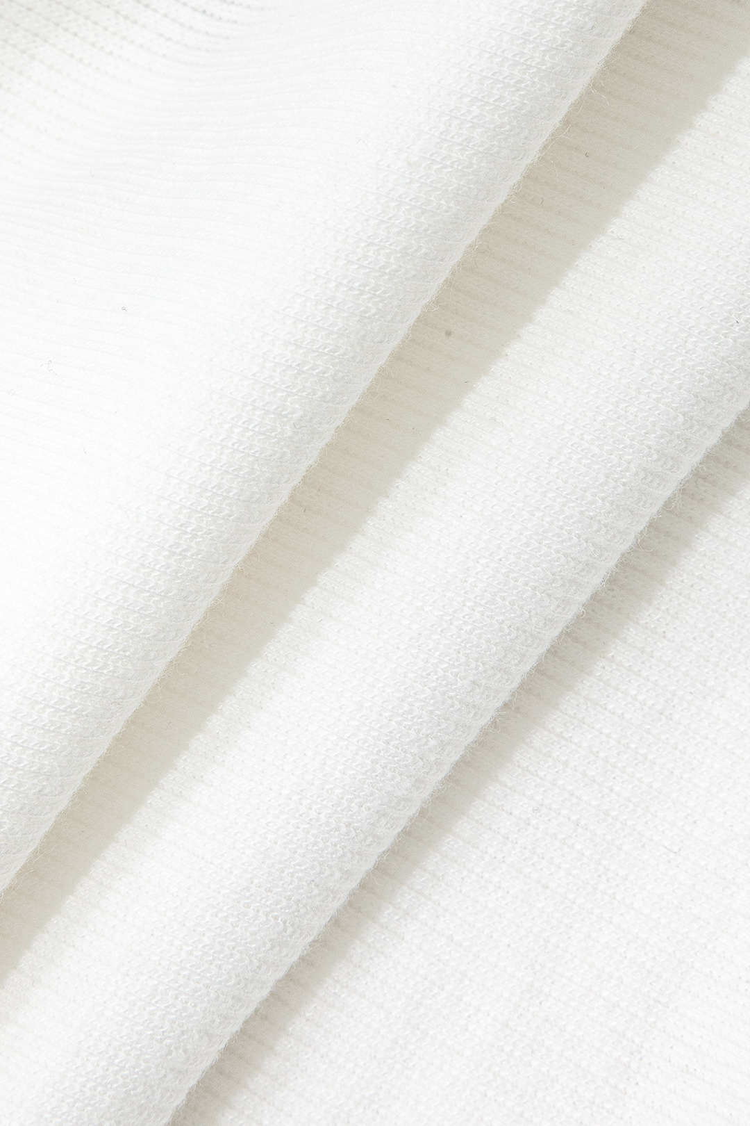 Darlene | Hvid Ribbel Top med Udsparinger og Nitter Crop Top Dame