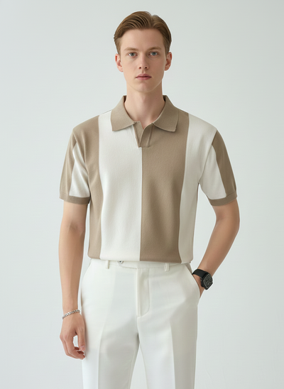 Forrest | Elegant åndbar polo til mænd – slim fit polo i bomuld