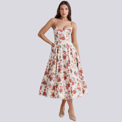 Kira | Brudekjole Stilfuld V-hals A-formet Maxi Kjole Dress