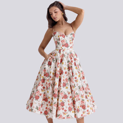 Kira | Brudekjole Stilfuld V-hals A-formet Maxi Kjole Dress