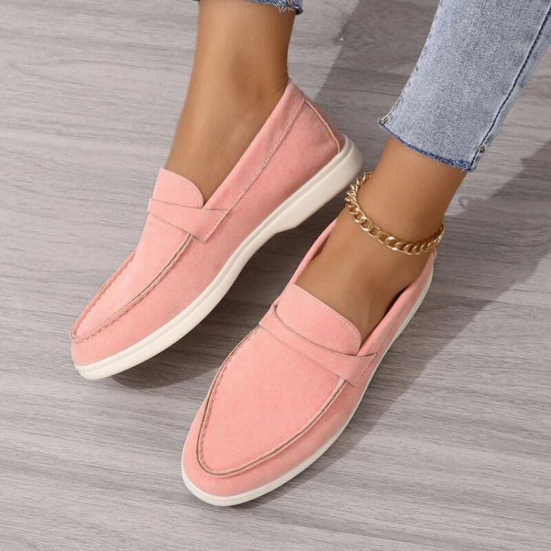Catoo - Elegant Suede Loafers Dame
