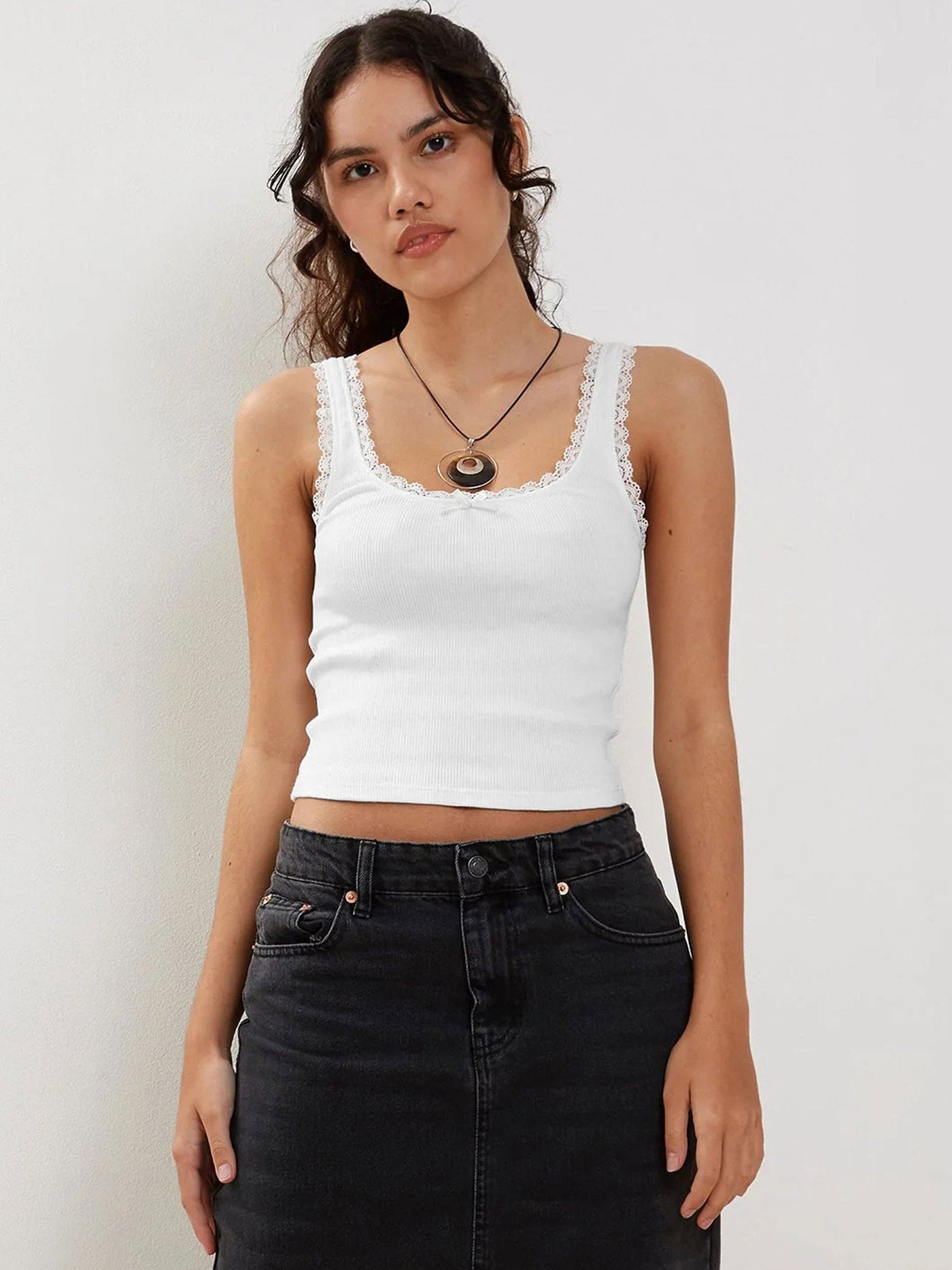 Romina | Ribbed Tank Top Dame Top