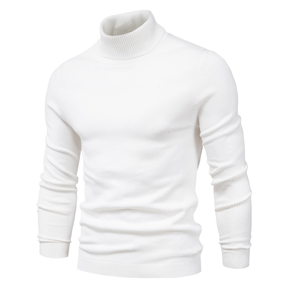 Blaine | Klassisk herre rullekrave trøje – elegant uld sweater