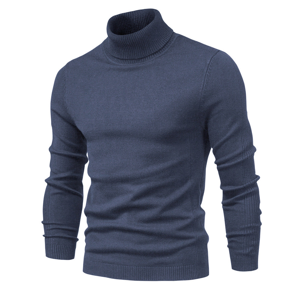 Blaine | Klassisk herre rullekrave trøje – elegant uld sweater