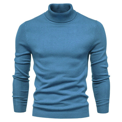 Blaine | Klassisk herre rullekrave trøje – elegant uld sweater