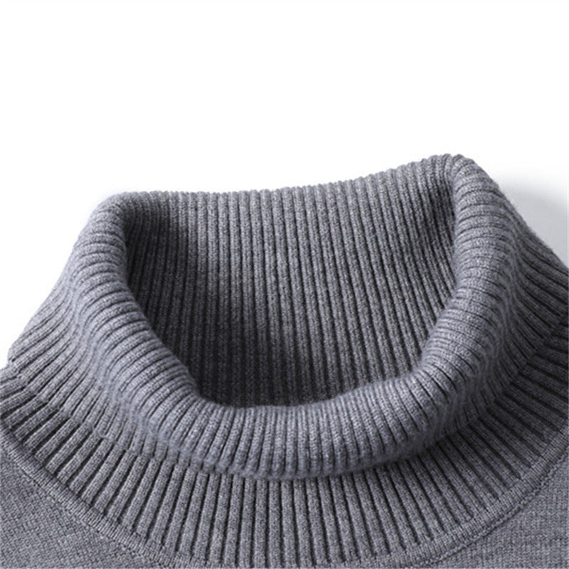 Blaine | Klassisk herre rullekrave trøje – elegant uld sweater
