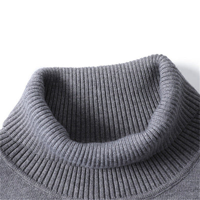 Blaine | Klassisk herre rullekrave trøje – elegant uld sweater