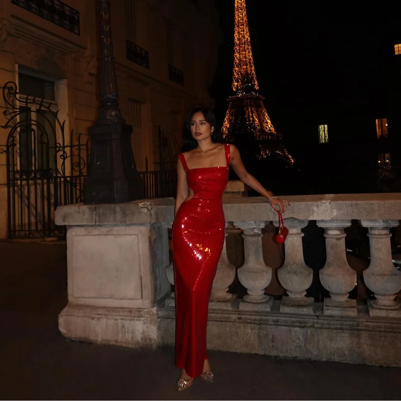 Emilia | Gallakjole Glitrende Maxi Kjole Dress