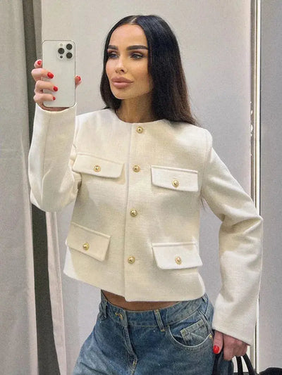 Susie | Classic Tweed Blazer Til Dame