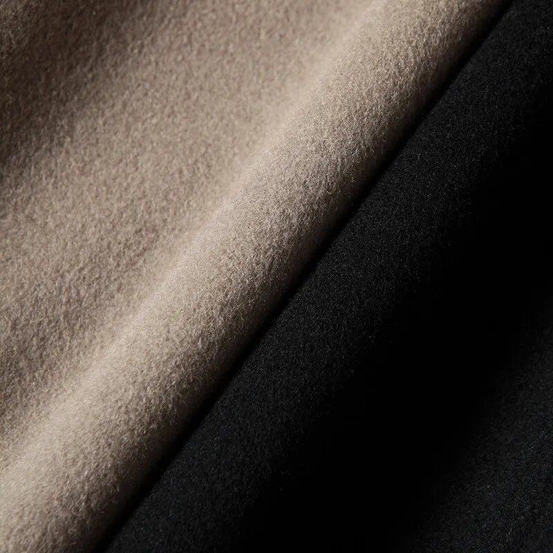 Miles | Herre Uld Frakke med Hætte Vinterfrakke