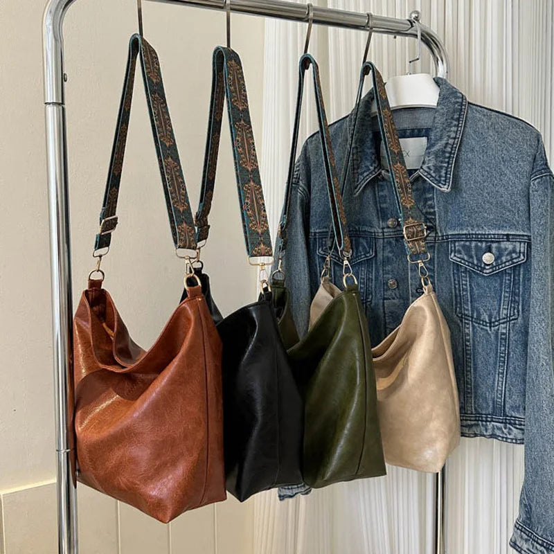 Chelsey Vintage Charme – Vintage Læder Skuldertaske