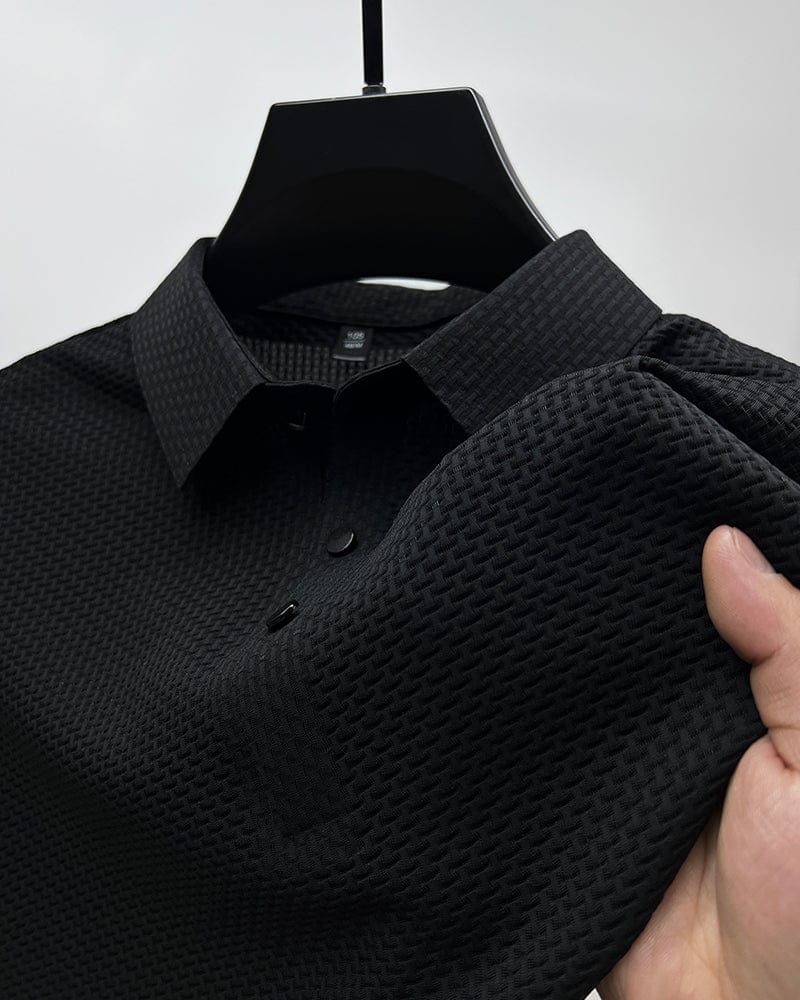 Miles | Elegant stribet herre polo – slim fit poloshirt til mænd