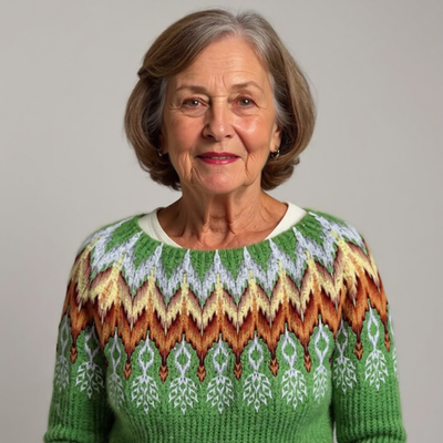 Karla - Klassisk Islandsk Uldstrikket Trøje