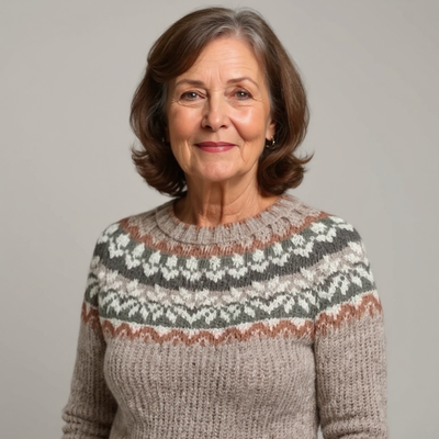 Karla - Klassisk Islandske Uldstriktrøje