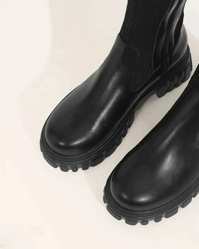 Charlotte |  Høje Støvler Stretch Fit Støvler Med Hæl