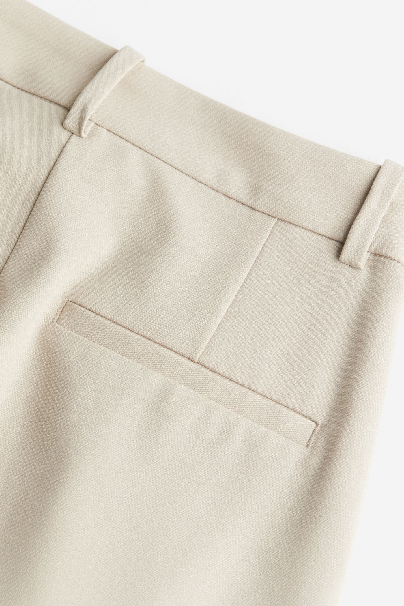 Bredde damesbukser med folder og lige pasform Bukser Dame