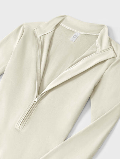 Helga | Stilfuld premium bodysuit med lynlås dame