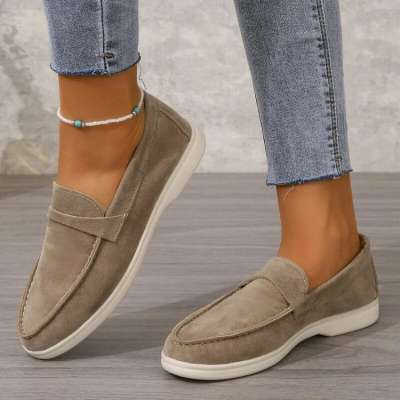 Catoo - Elegant Suede Loafers Dame